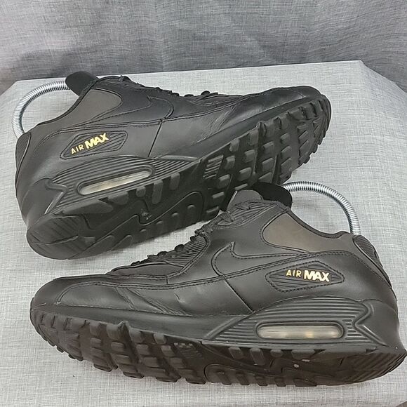 Nike Air Max 90 Premium \'Black Gold\' Hidden Reflective GS 700155-011 Men\'s 10 main image 8